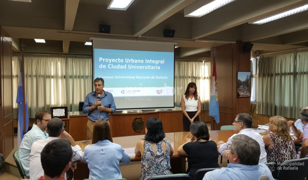 Rafaela: presentado el proyecto de campus de la UNRA