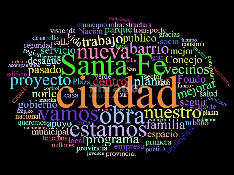 Las palabras que usó el intendente