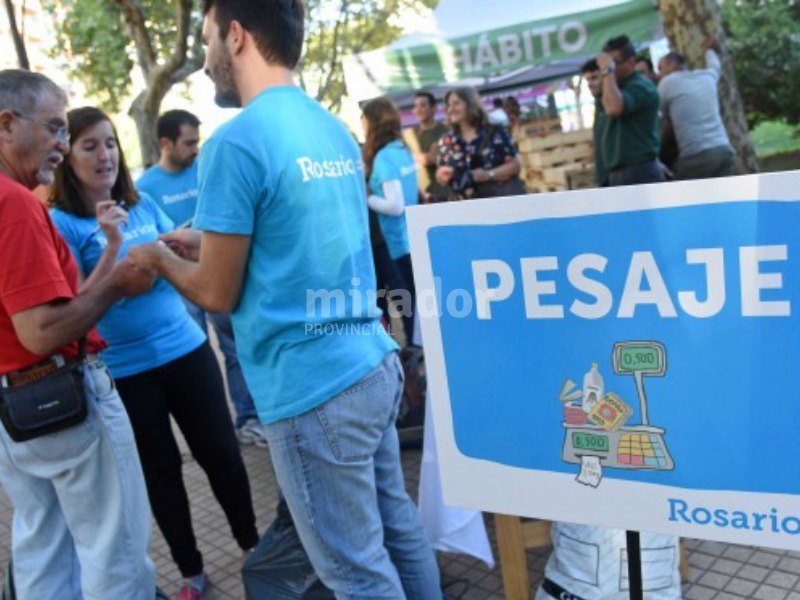 Rosario: primera jornada del año de Canjeamos por Naturaleza