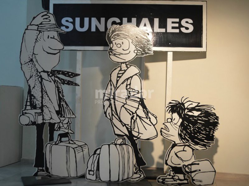 La muestra El mundo según Mafalda, en Sunchales