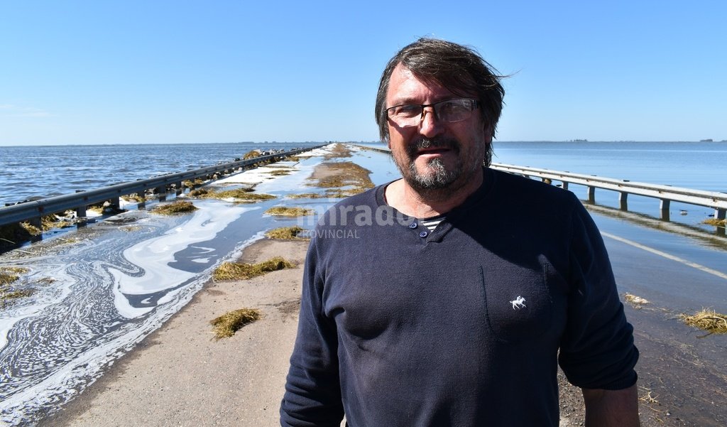 Walter Ramanzín: ‘La Ruta 7 va a quedar un metro bajo agua’