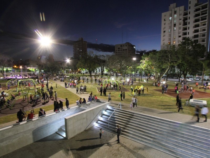 La Plaza Alberdi muestra su nueva cara