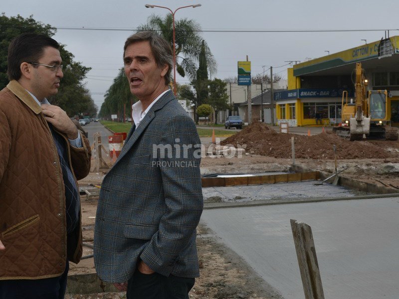Seghezzo recorrió las obras en Casilda