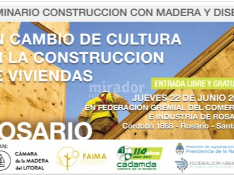 Seminario sobre construcción con madera y diseño