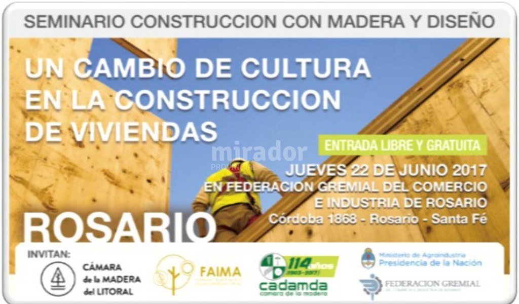 Seminario sobre construcción con madera y diseño