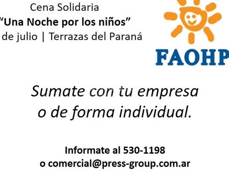 Cena a beneficio de FAOHP