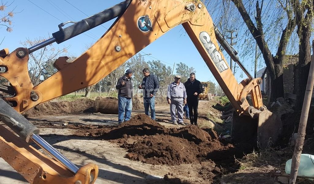 Rafaela: comenzó la pavimentación en barrio Martín Fierro