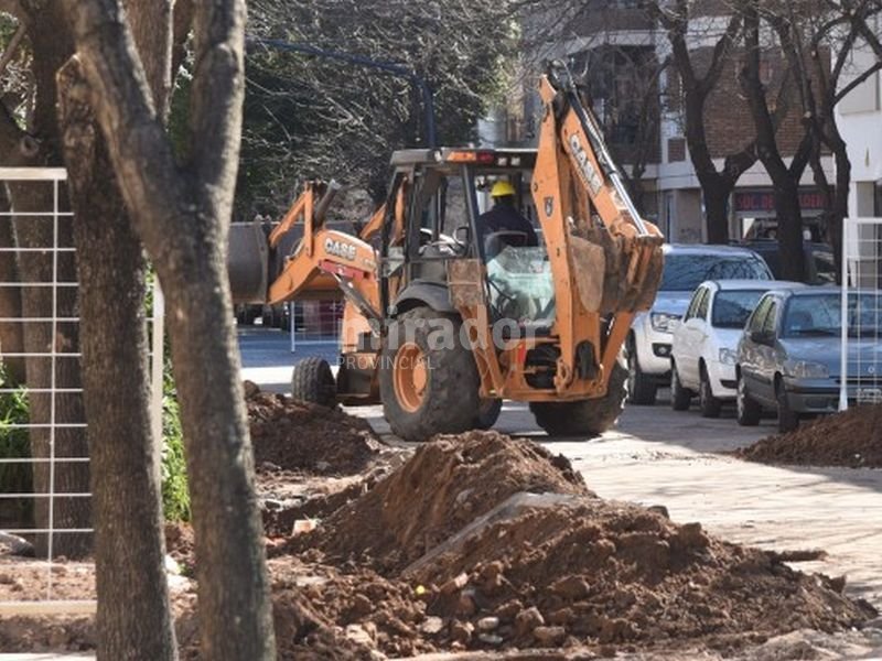 Rosario: comenzó la remodelación de calle Maipú