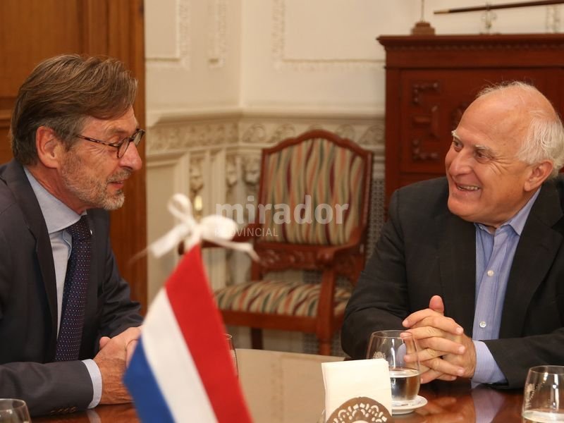 Lifschitz recibió al embajador de los Países Bajos