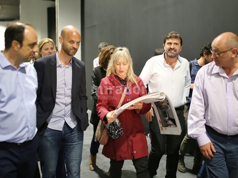 Guillermo Dietrich visitó Santa Fe y recorrió obras junto a José Corral