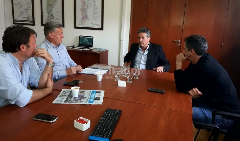 Gálvez: reuniones con autoridades provinciales