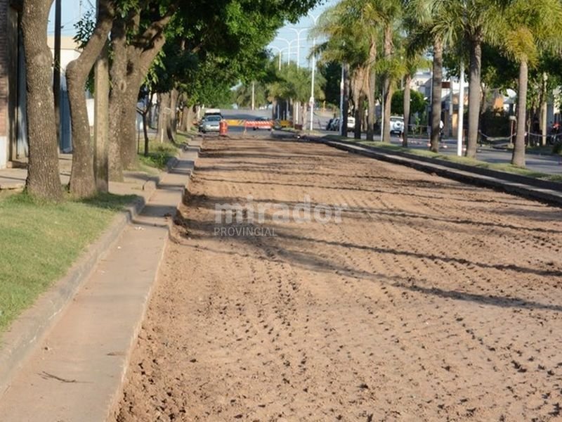 Rafaela: repavimentación de Aristóbulo del Valle