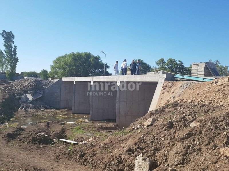 Provincia finaliza la reconstrucción de puente en Empalme Villa Constitución