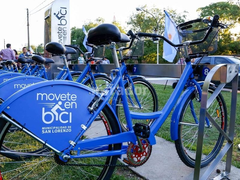 San Lorenzo: bicicleteada a un año del comienzo de Biciudad
