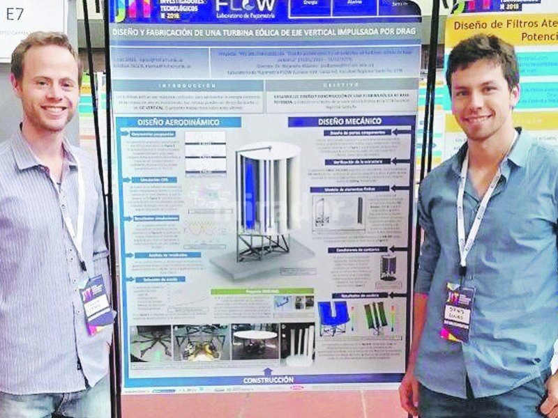 Ingenieros santafesinos desarrollaron una turbina eólica para vientos locales