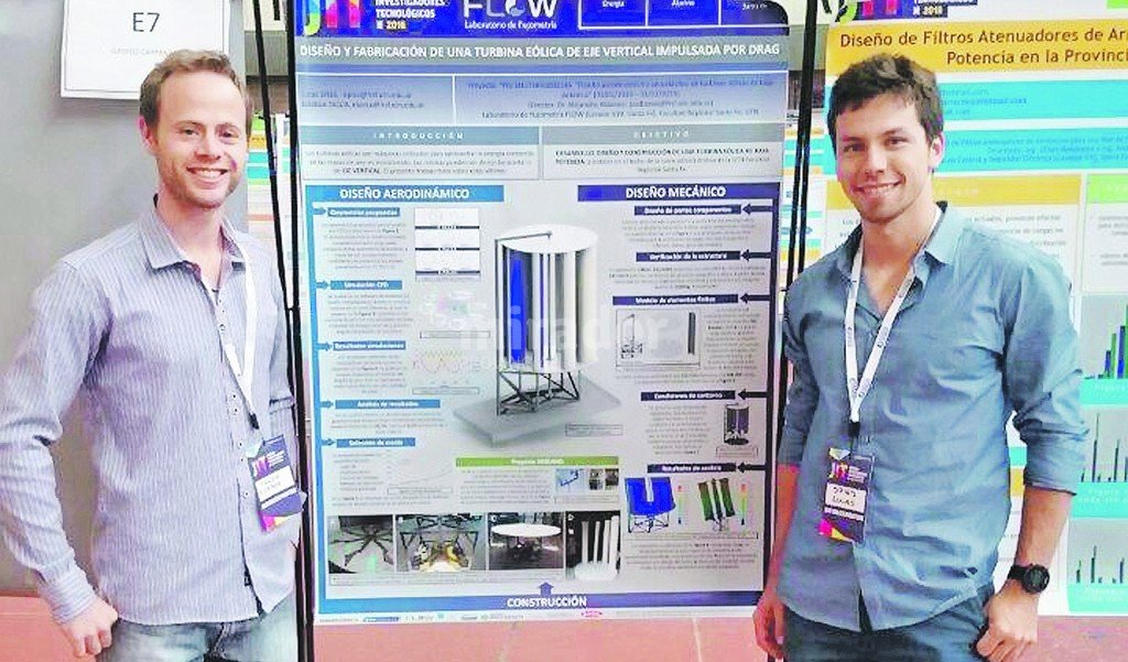 Ingenieros santafesinos desarrollaron una turbina eólica para vientos locales