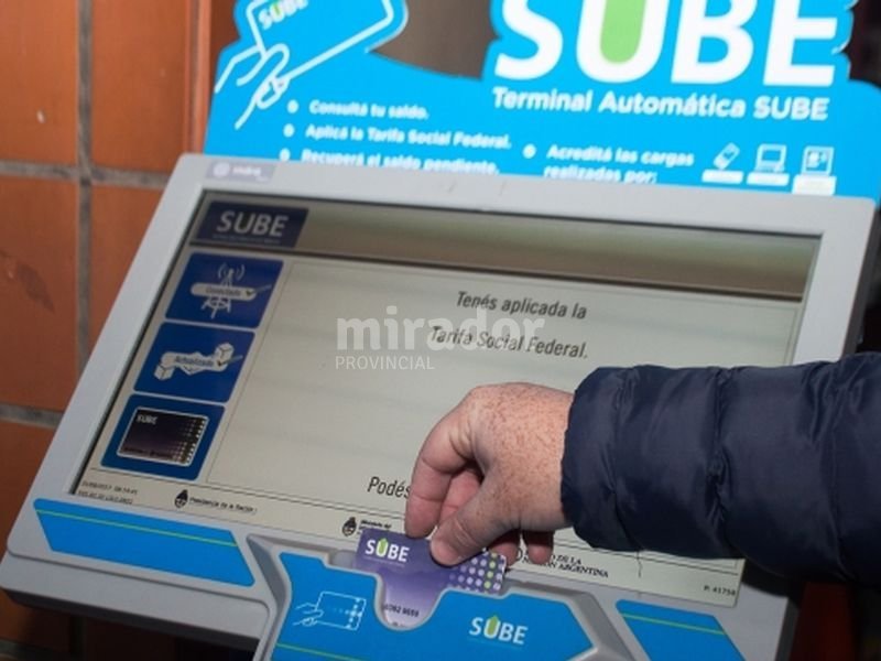 VGG: tarjetas SUBE gratis para personas no registradas