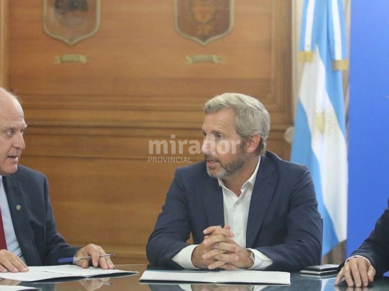 Lifschitz se reunió con los ministros Frigerio y Dietrich