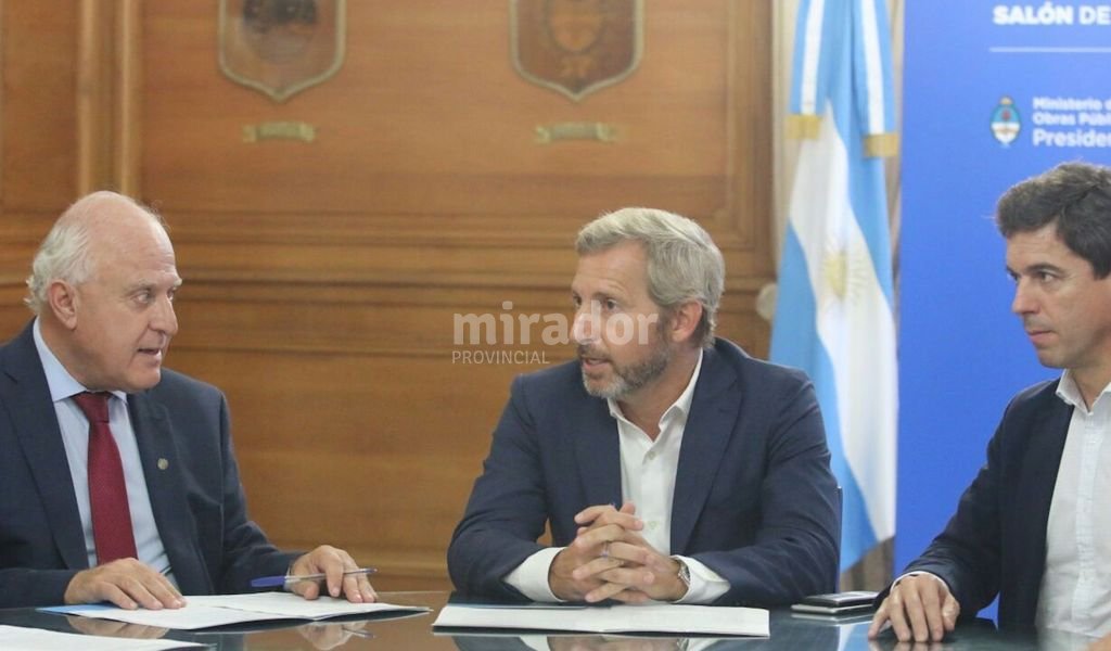 Lifschitz se reunió con los ministros Frigerio y Dietrich
