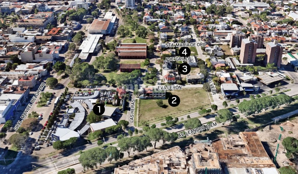 Nación vende 4 lotes en Santa Fe con un alto potencial constructivo