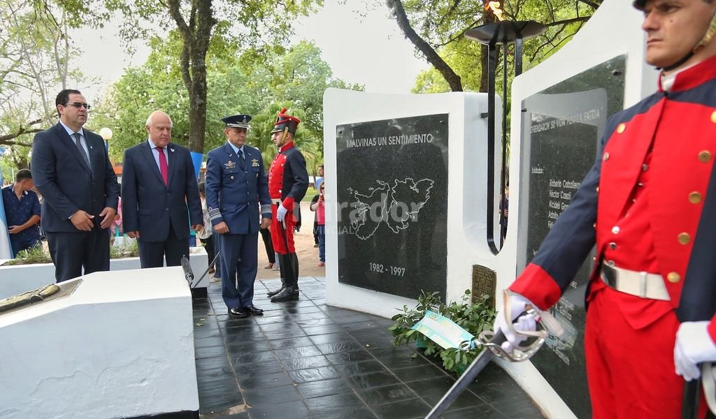 Lifschitz participó de los actos en Reconquista por el 2 de Abril