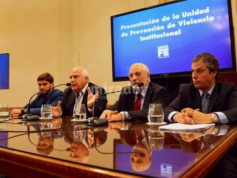 Se presentó la unidad de prevención de violencia institucional