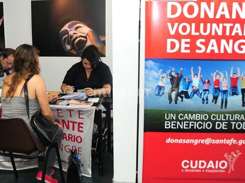 Récord de donantes de sangre en Santa Fe en 2017