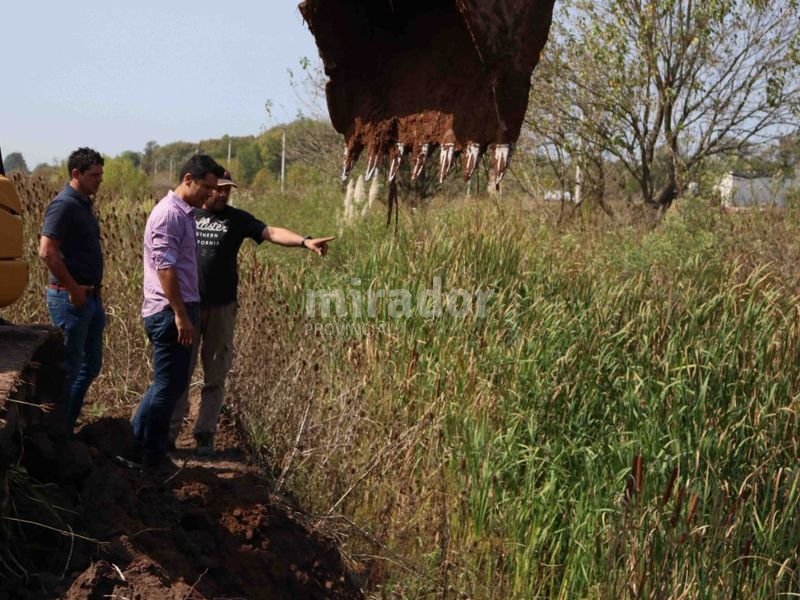 Funes: nuevas obras en el canal Salvat