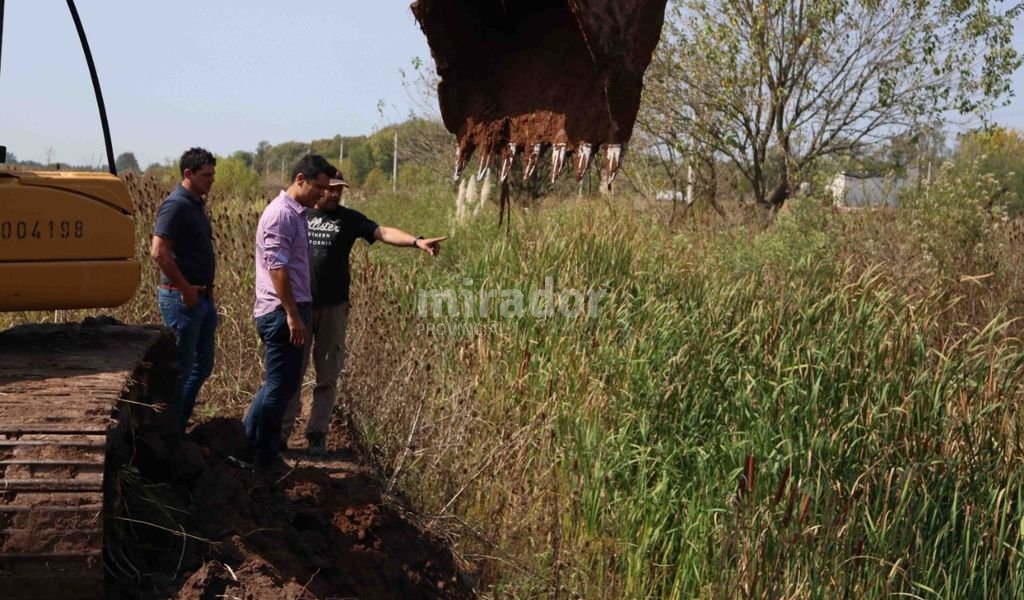 Funes: nuevas obras en el canal Salvat