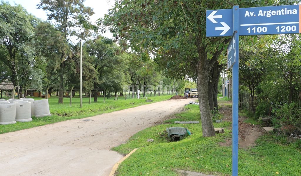 Esperanza: obras nuevas en barrio Alborada