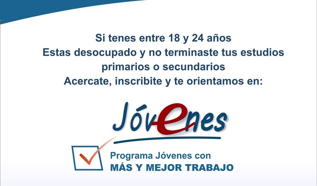 En Casilda, convocan al programa Jóvenes