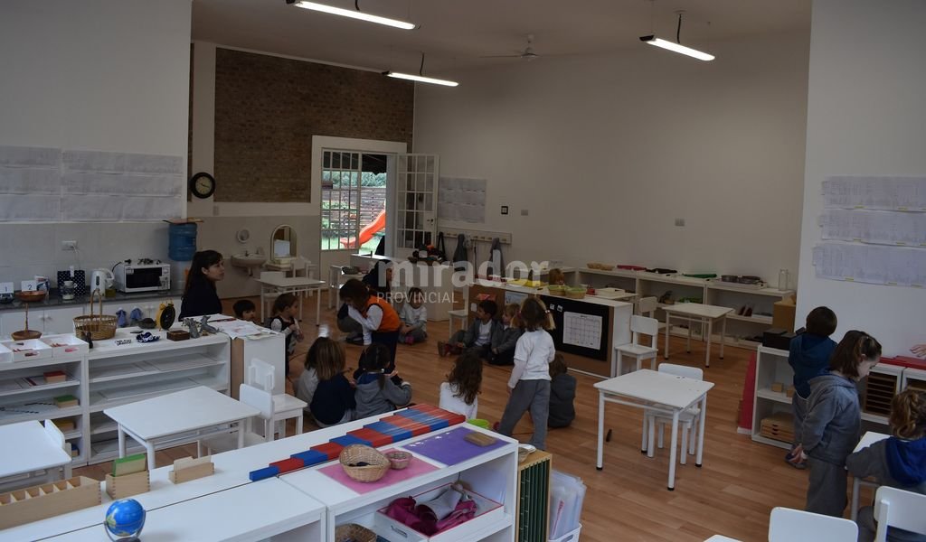 En Venado un jardín de infantes educa con métodos Montessori
