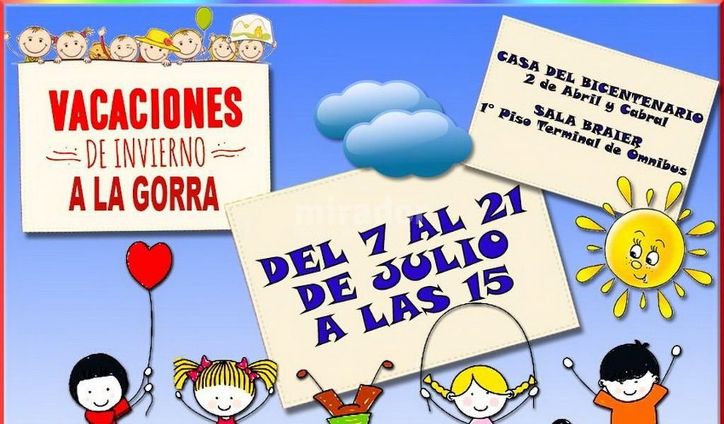 Propuestas para las vacaciones de invierno en Venado Tuerto