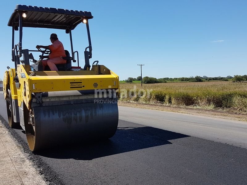 Finaliza la obra de pavimentación de la ruta 39 en San Justo