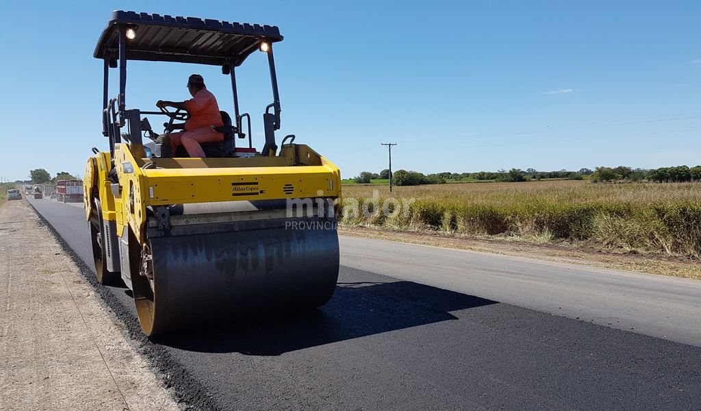 Finaliza la obra de pavimentación de la ruta 39 en San Justo