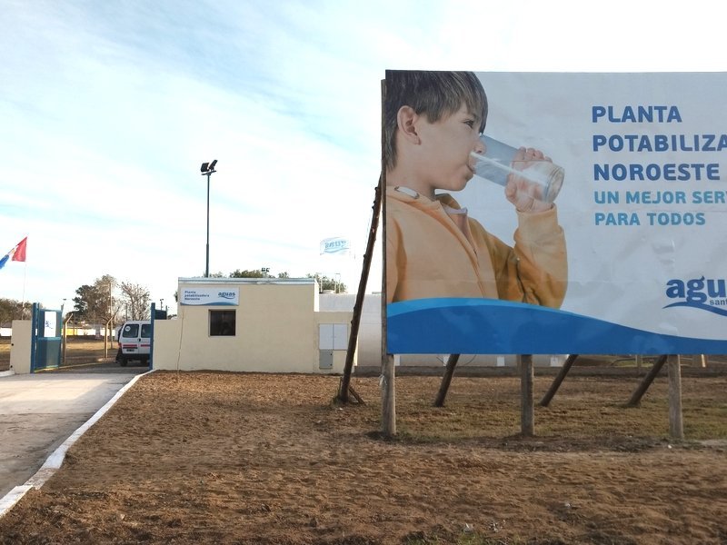 Comienza a distribuir agua potable la nueva planta potabilizadora Noroeste