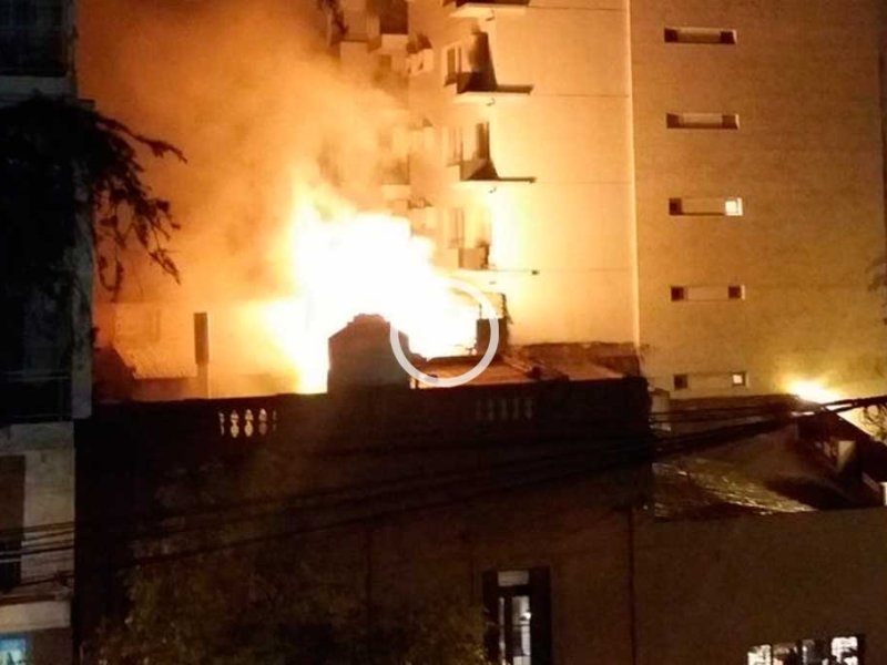 Se incendió un tradicional restaurante de la ciudad de Rosario