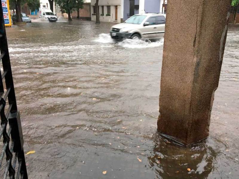 Rosario sintió fuerte el temporal
