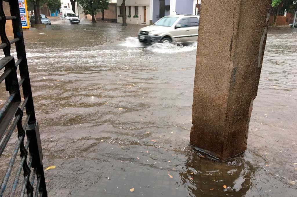 Rosario sintió fuerte el temporal
