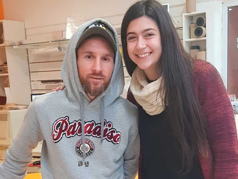Lo encontraron a Messi en el shopping de Funes