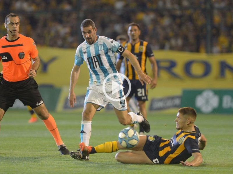 Rosario Central y Racing igualaron en el Gigante de Arroyito
