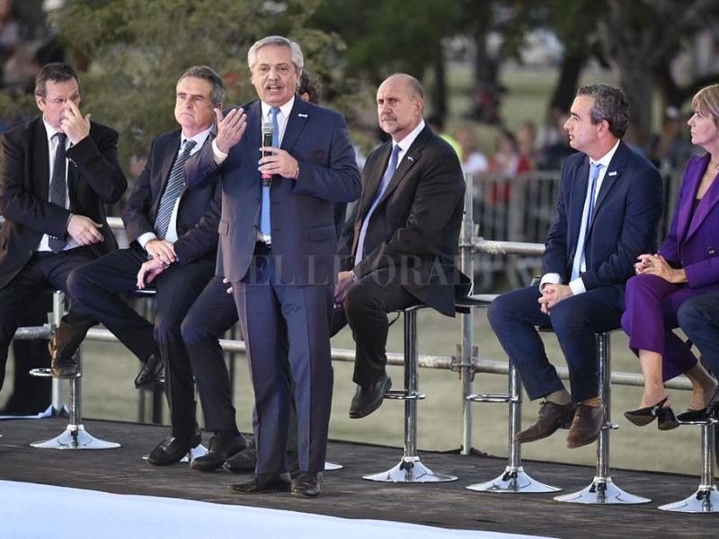 Alberto Fernández: «Estoy aquí para solucionar los problemas que el crimen organizado ha creado en Santa Fe»