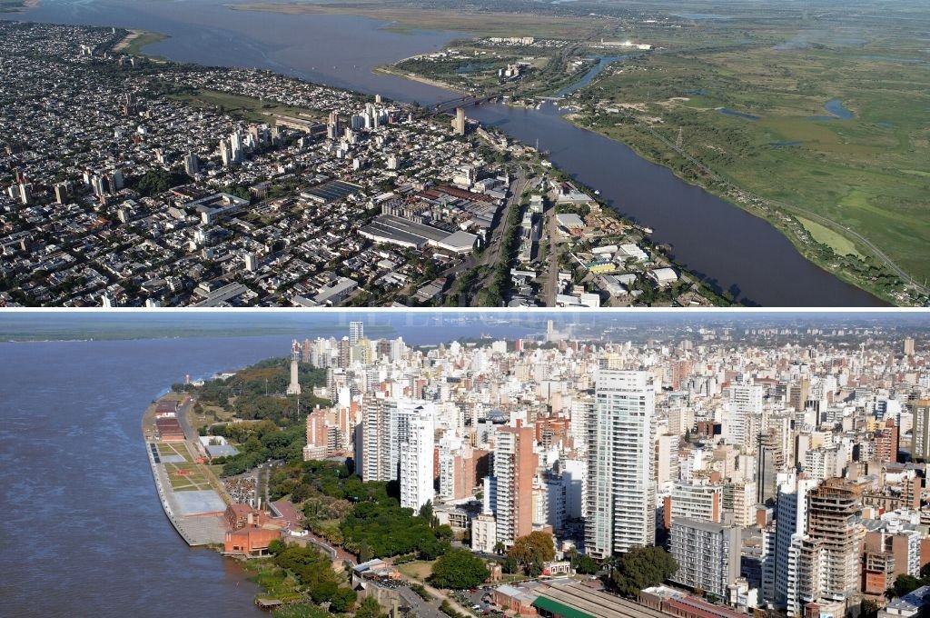 Mapas: qué localidades incluyen el Gran Santa Fe y el Gran Rosario