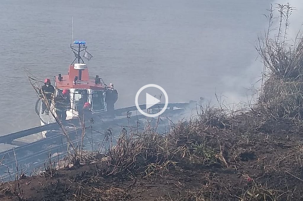 Incendio en la ex zona franca de Bolivia en Rosario
