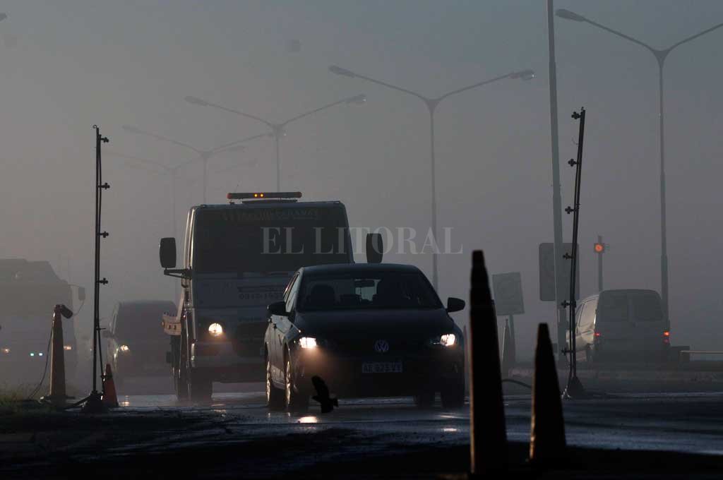 La niebla reduce la visibilidad en rutas de Santa Fe