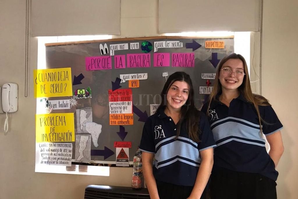 Dos alumnas que transformaron en oro los basurales de nuestra ciudad