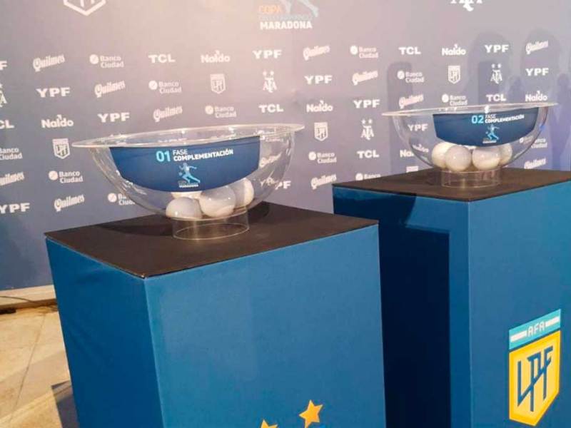 Se sorteó la fase final de la Copa Diego Maradona: así quedaron los grupos