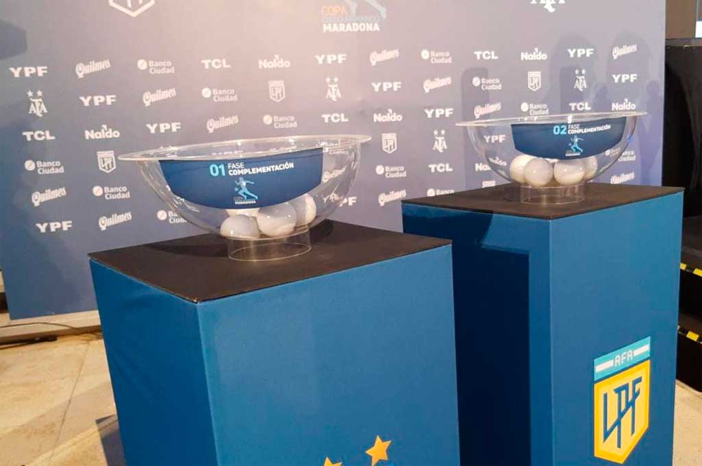 Se sorteó la fase final de la Copa Diego Maradona: así quedaron los grupos