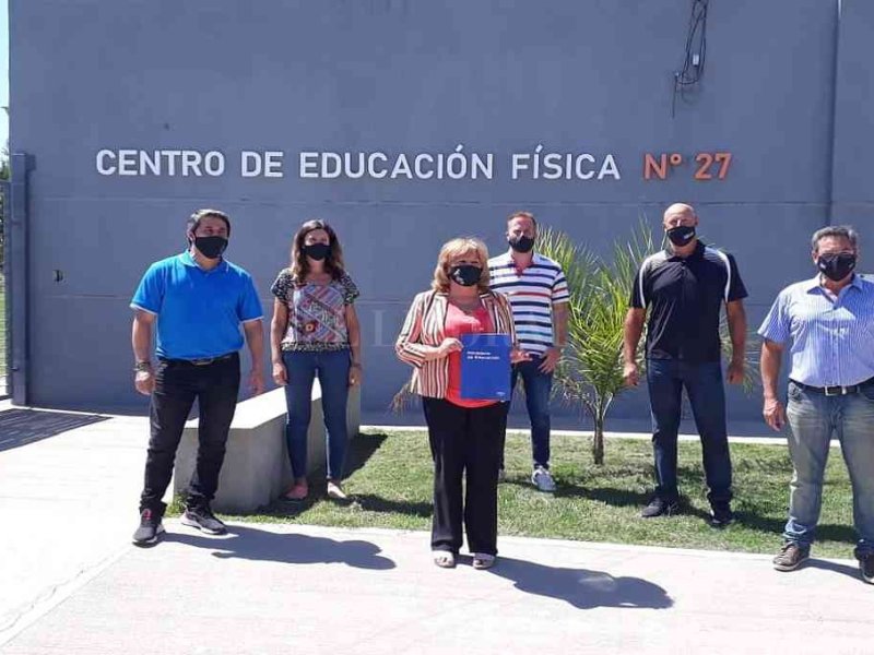 Avanza la puesta en valor de Centros de Educación Física del departamento Castellanos