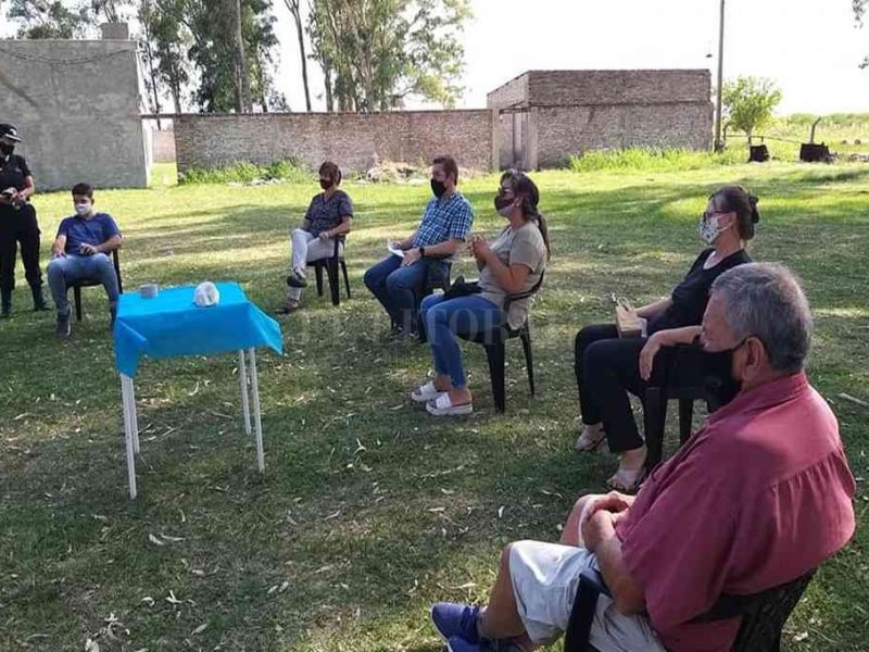 Borla recorrió localidades del norte del departamento San Justo